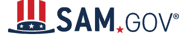 A blue and white logo of the company amway.